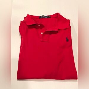Polo by Ralph Lauren Men’s Red Polo Pique Shirt Short Sleeves Size XL